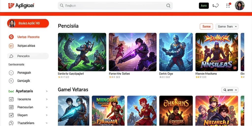 Tampilan antarmuka aplikasi yang modern dan menarik.