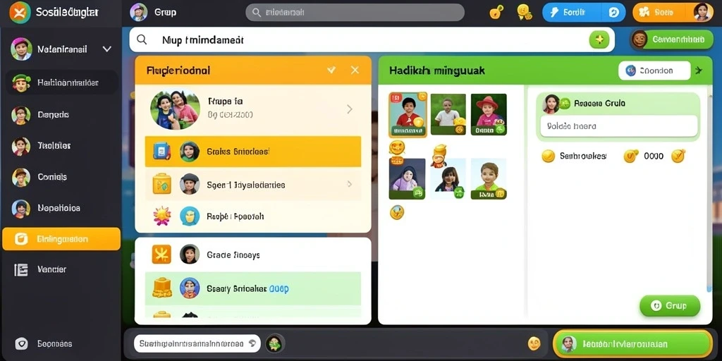 Tampilan awal aplikasi dengan navigasi yang mudah.