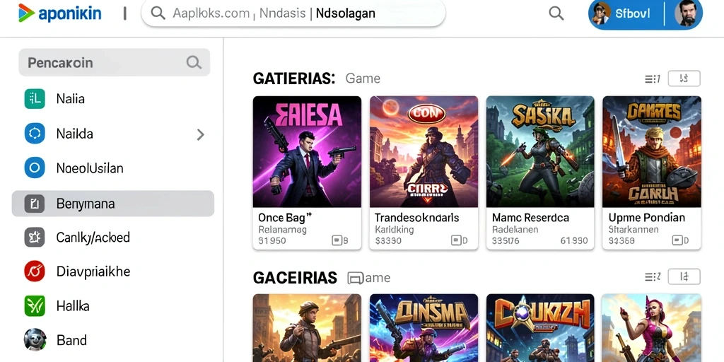 Tampilan antarmuka yang user-friendly dan memikat.