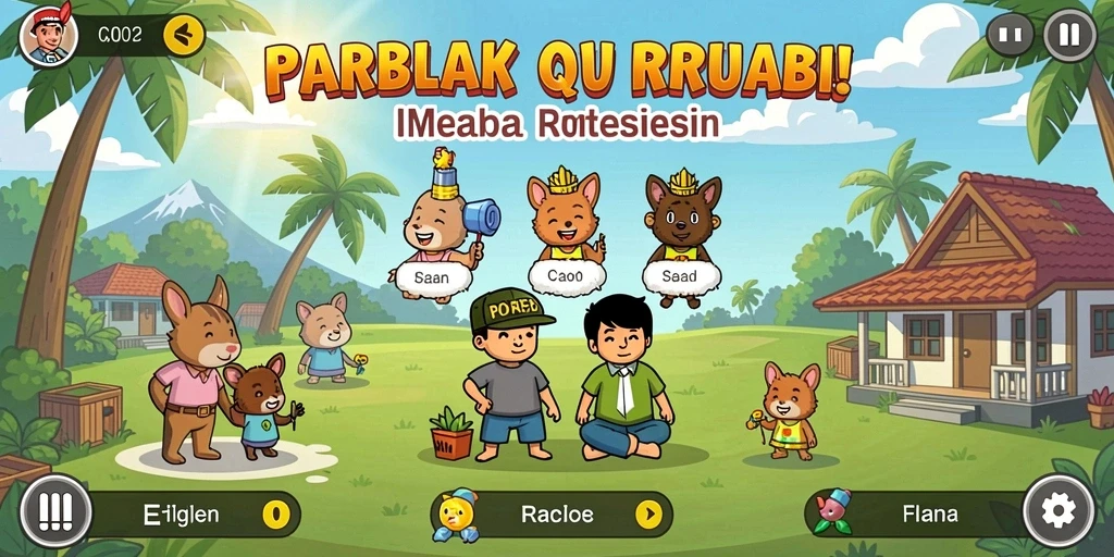 Tampilan antarmuka yang modern dan menarik.
