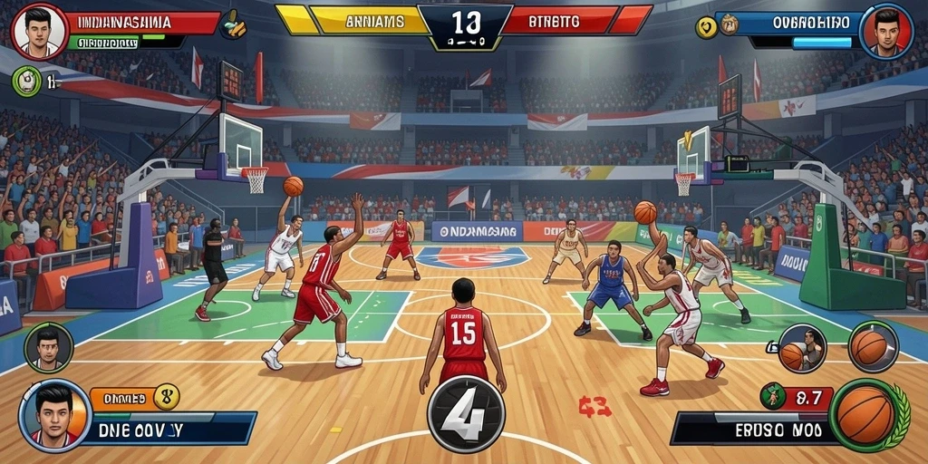 Screenshot menunjukkan tema permainan slot yang menarik.