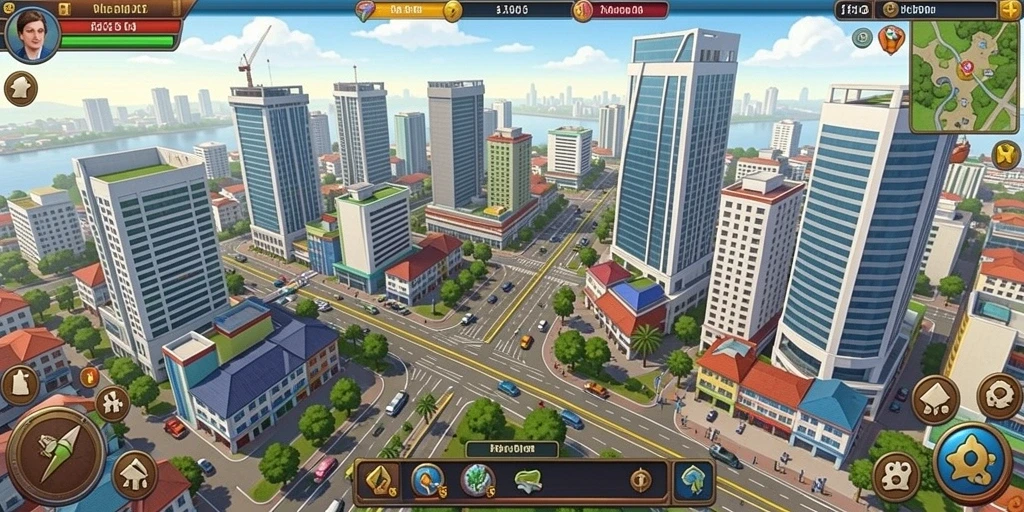 Tampilan antarmuka game yang menarik dan intuitif.