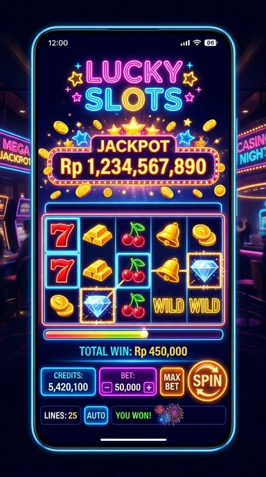 Pratinjau antarmuka luckyslots — aplikasi APK resmi Android v3.4.5